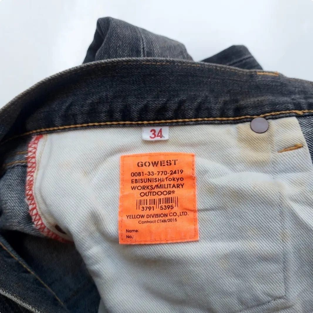 Japanese Brand × Vintage GOWEST PATCHWORK DENIM PANTS Size US 34 / EU 50 - 7 Thumbnail