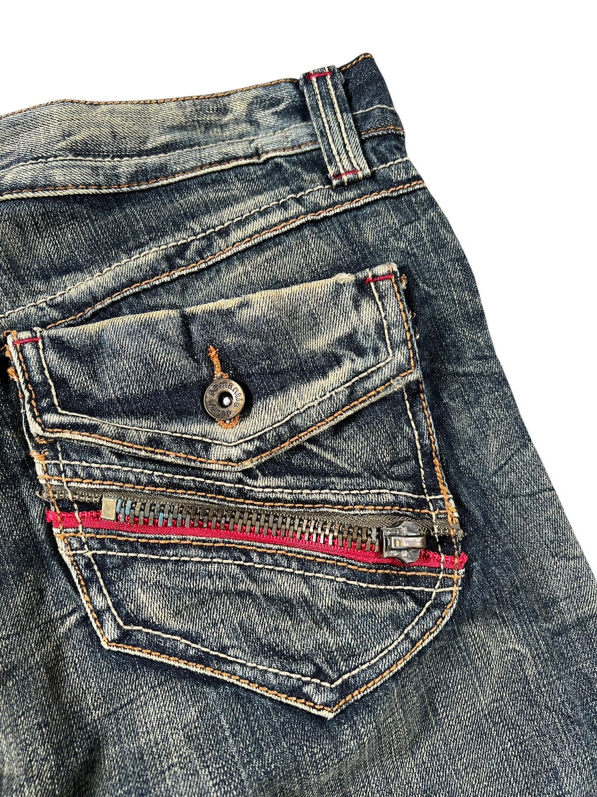 If Six Was Nine × Japanese Brand × semanticdesign Semantic Design Boot Cut Denim Size 32" / US 10 / IT 46 - 10 Thumbnail