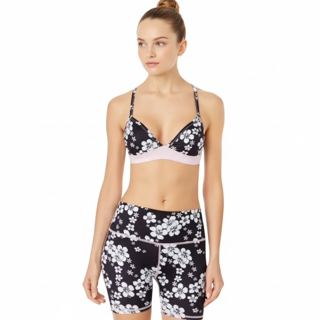 Other Frankies Bikinis Sports Bra (S) and Shorts (M) Sets Size ONE SIZE - 4 Thumbnail