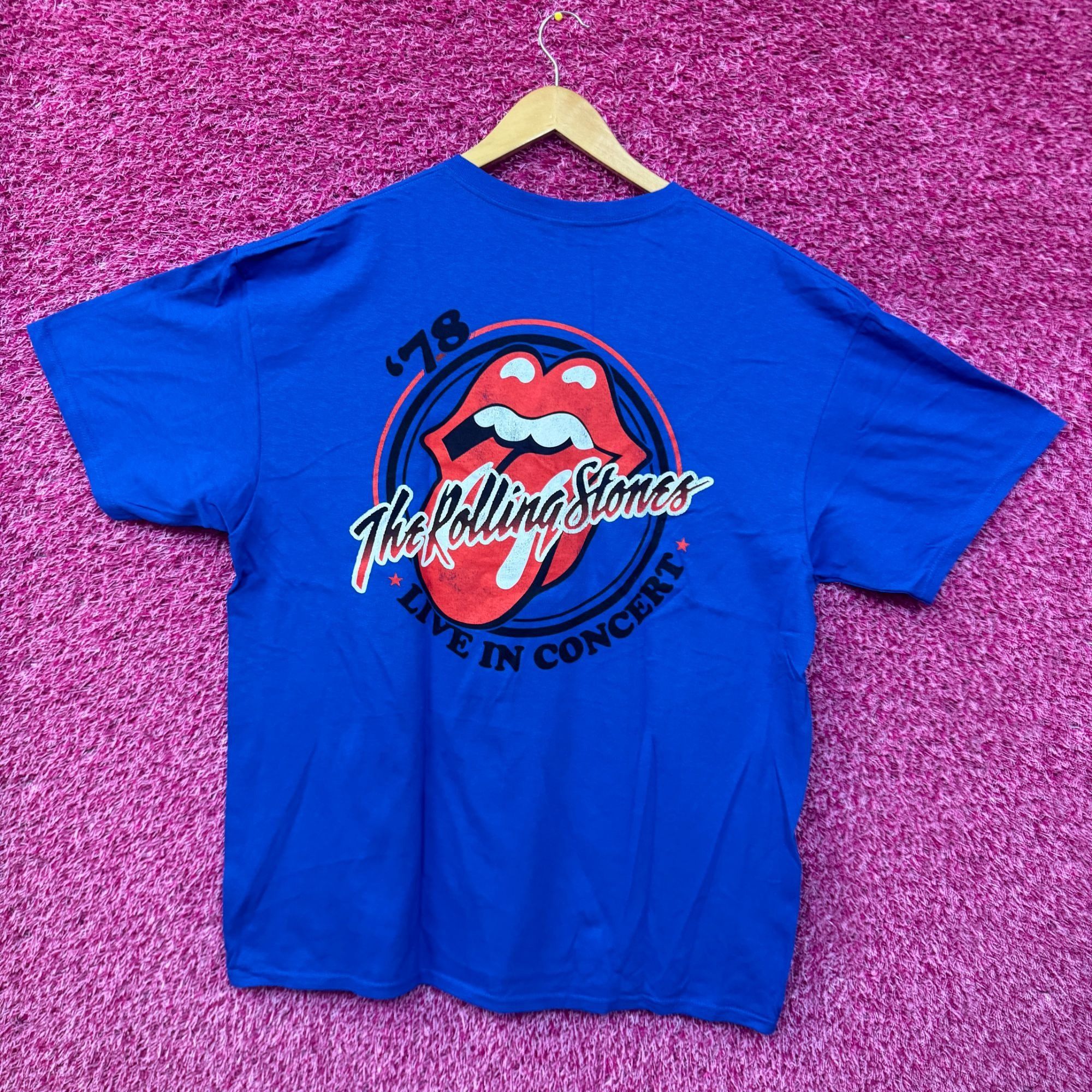 The Rolling Stones The Rolling Stones Hot Lips 1978 Live in Concert Band Tee XL Size US XL / EU 56 / 4 - 1 Thumbnail
