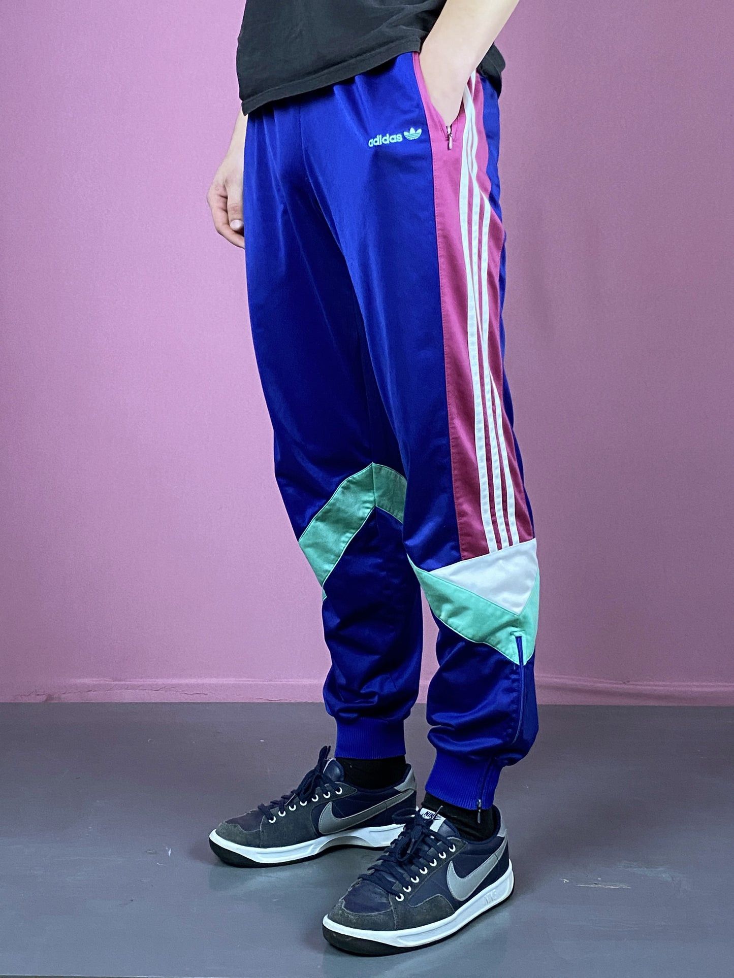 Adidas × Vintage 90s Adidas Vintage Men's Tracksuit Pants - L Size US 34 / EU 50 - 1 Thumbnail