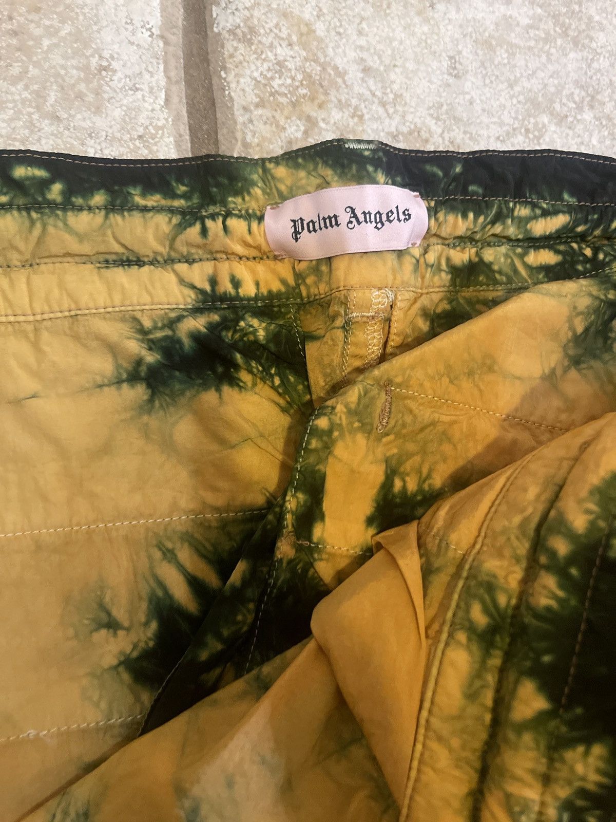 Palm Angels Palm Angles yellow tie die cargo pants Size US 34 / EU 50 - 12 Thumbnail