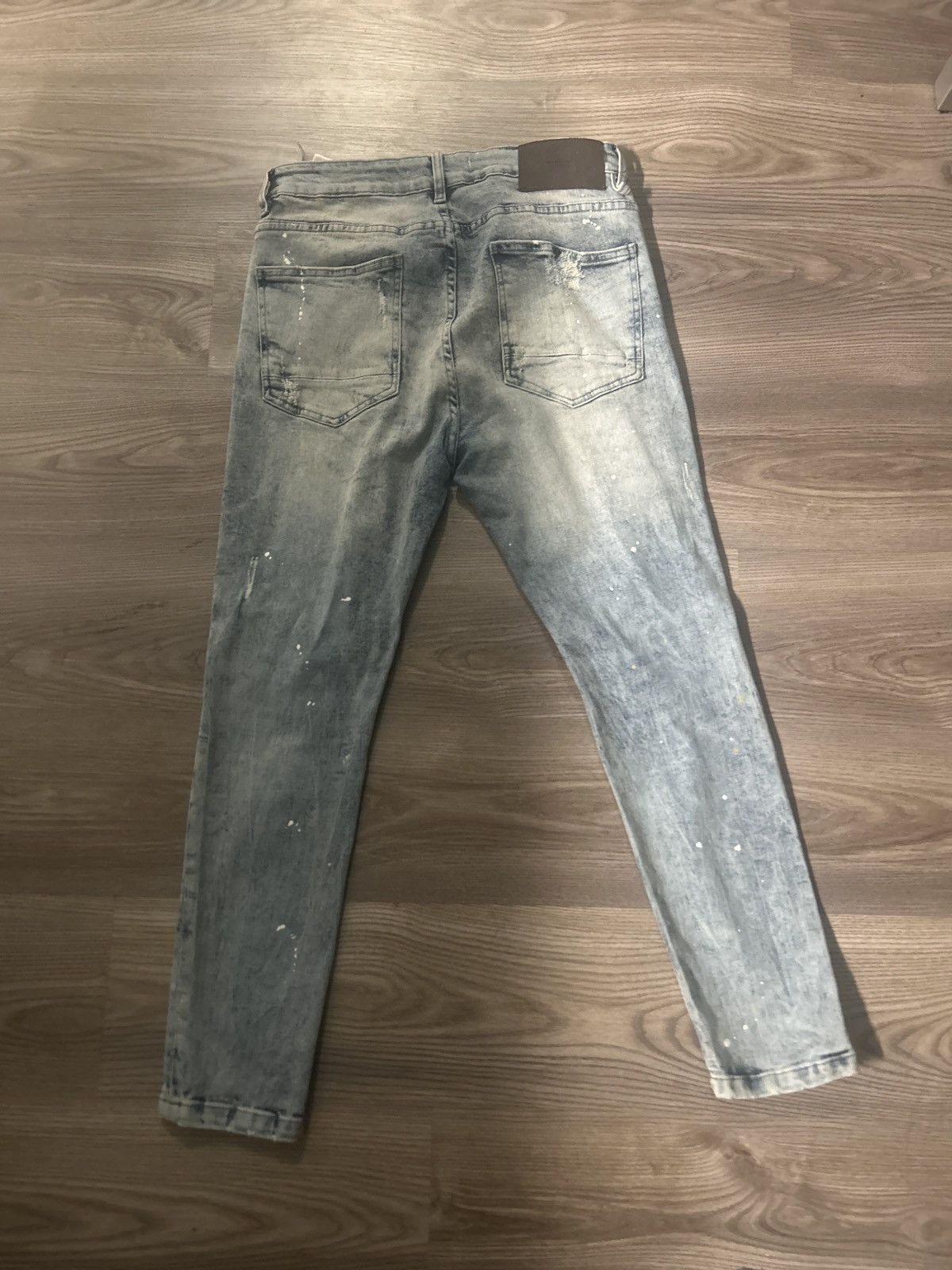 Other acid wash cropped jeans Size US 34 / EU 50 - 2 Thumbnail
