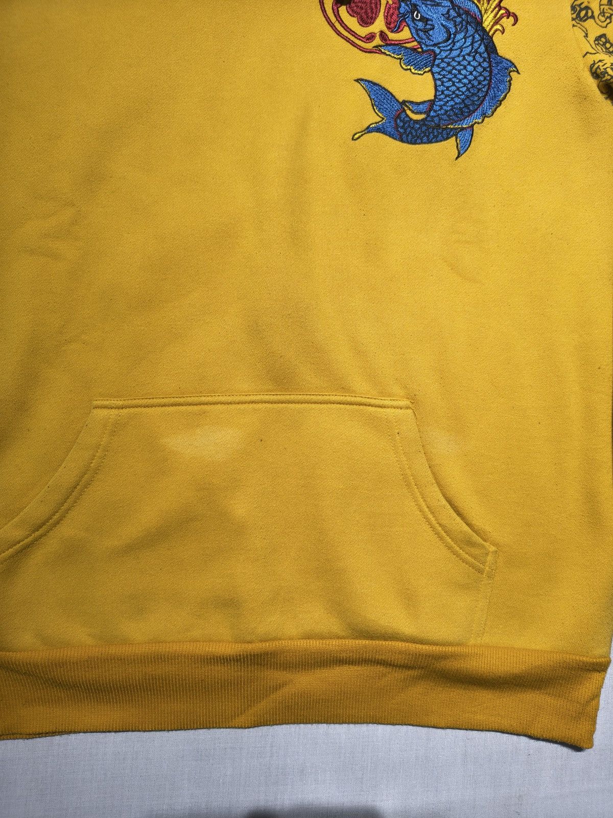 Japanese Brand NIPPON BLUE JAPANESE BLOSSOM KOI FISH EMBROIDERY HOODIE(028) Size US S / EU 44-46 / 1 - 6 Thumbnail