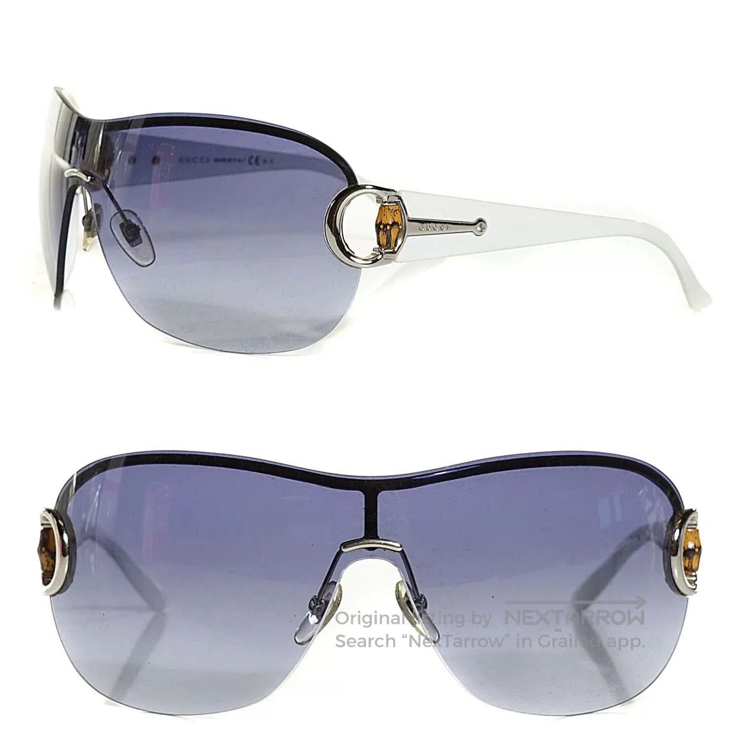 Gucci Gucci Vintage Y2K Sunglasses with Purple Lenses. Size ONE SIZE - 6 Thumbnail