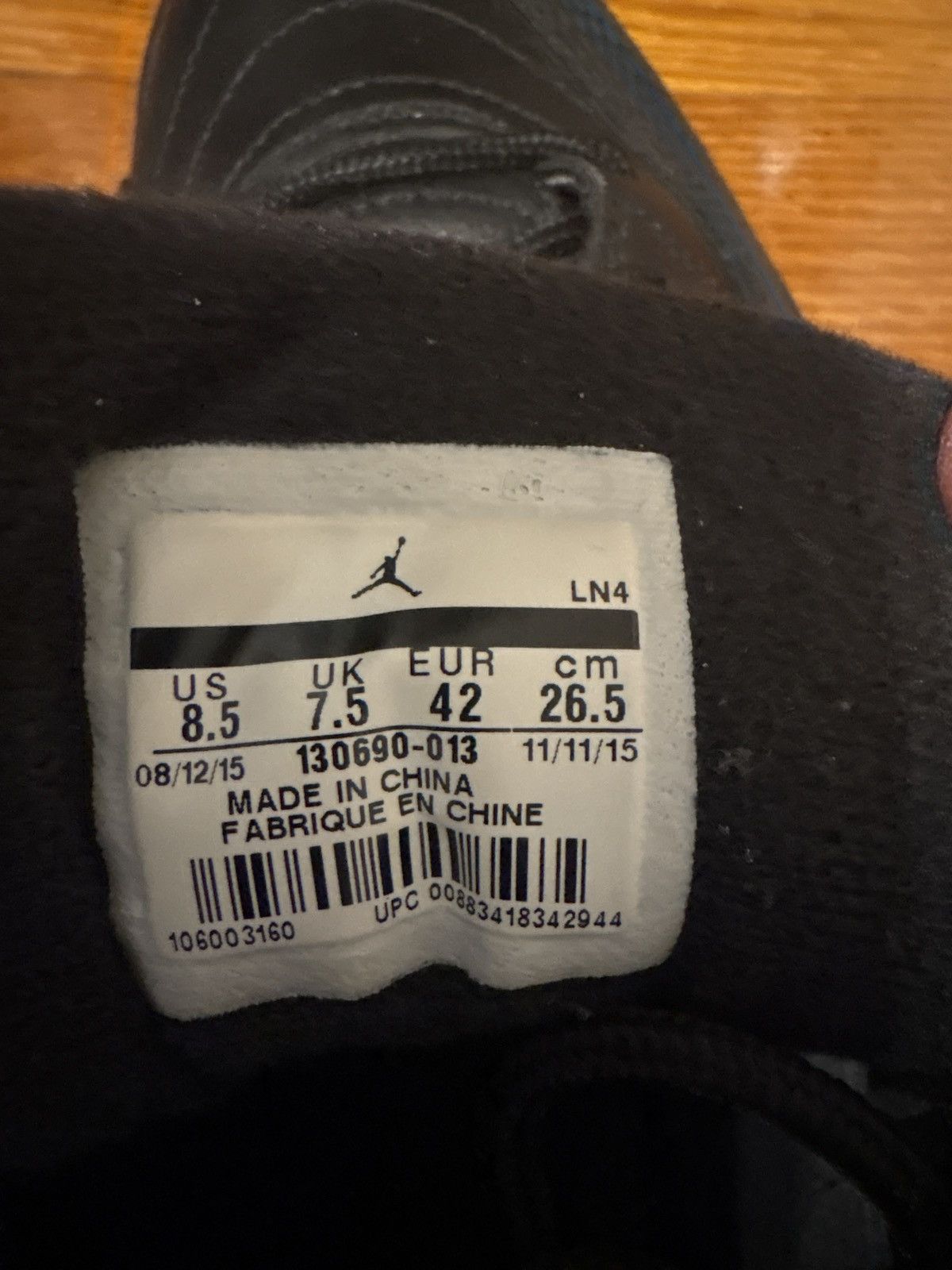 Nike Authentic Jordan 12 Masters size 8.5 preloved Size US 8.5 / EU 41-42 - 5 Thumbnail