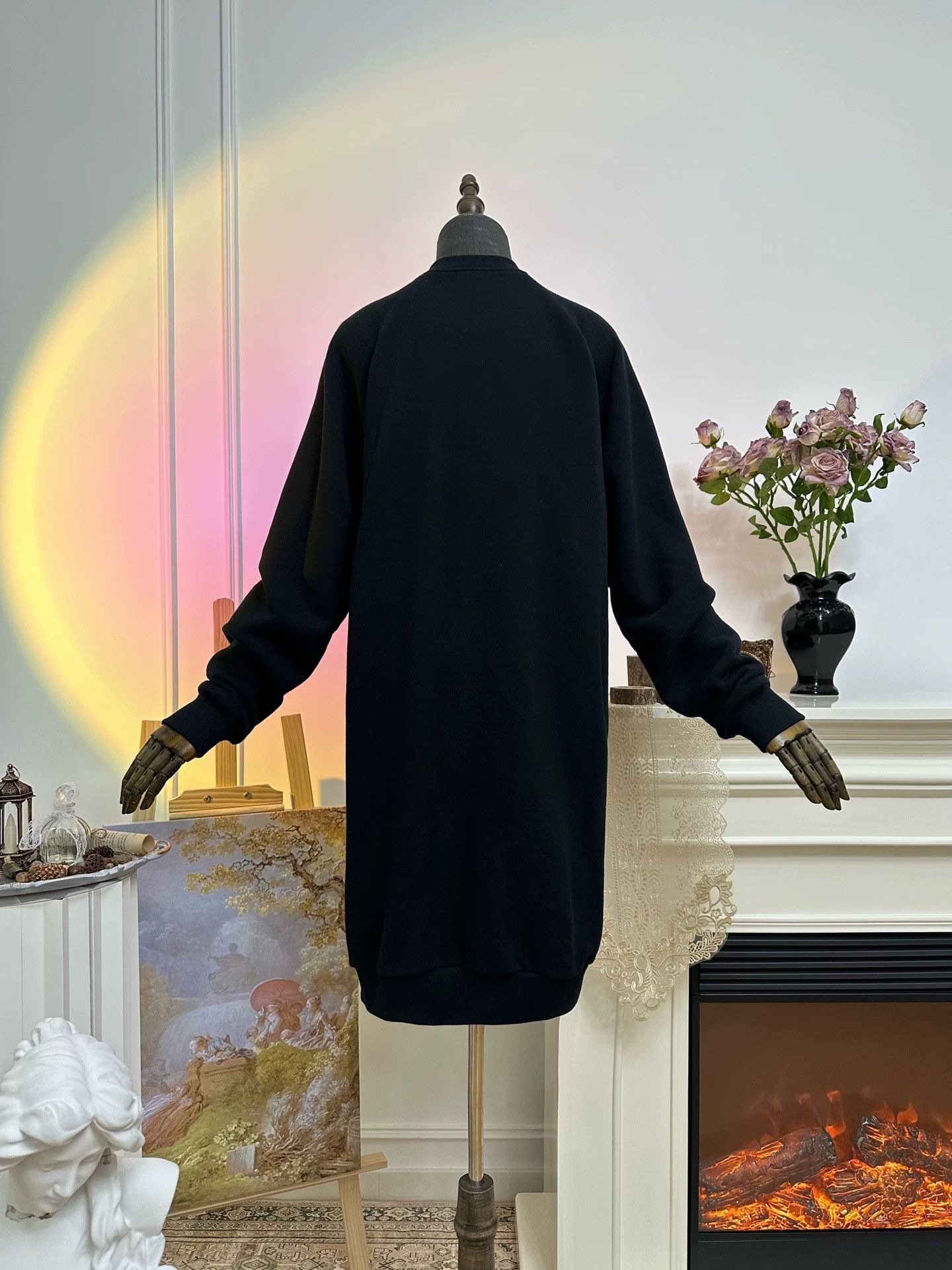 Gucci GUCCI FW21 tennis logo gold overcoat women's black Size XS / US 0-2 / IT 36-38 - 2 Thumbnail