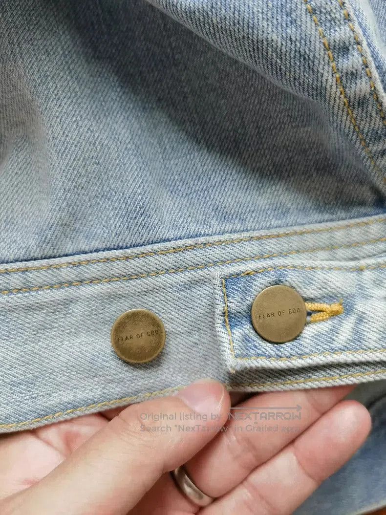 Fear of God Fear of God 8th Blue Denim Jacket. Size US XL / EU 56 / 4 - 6 Thumbnail