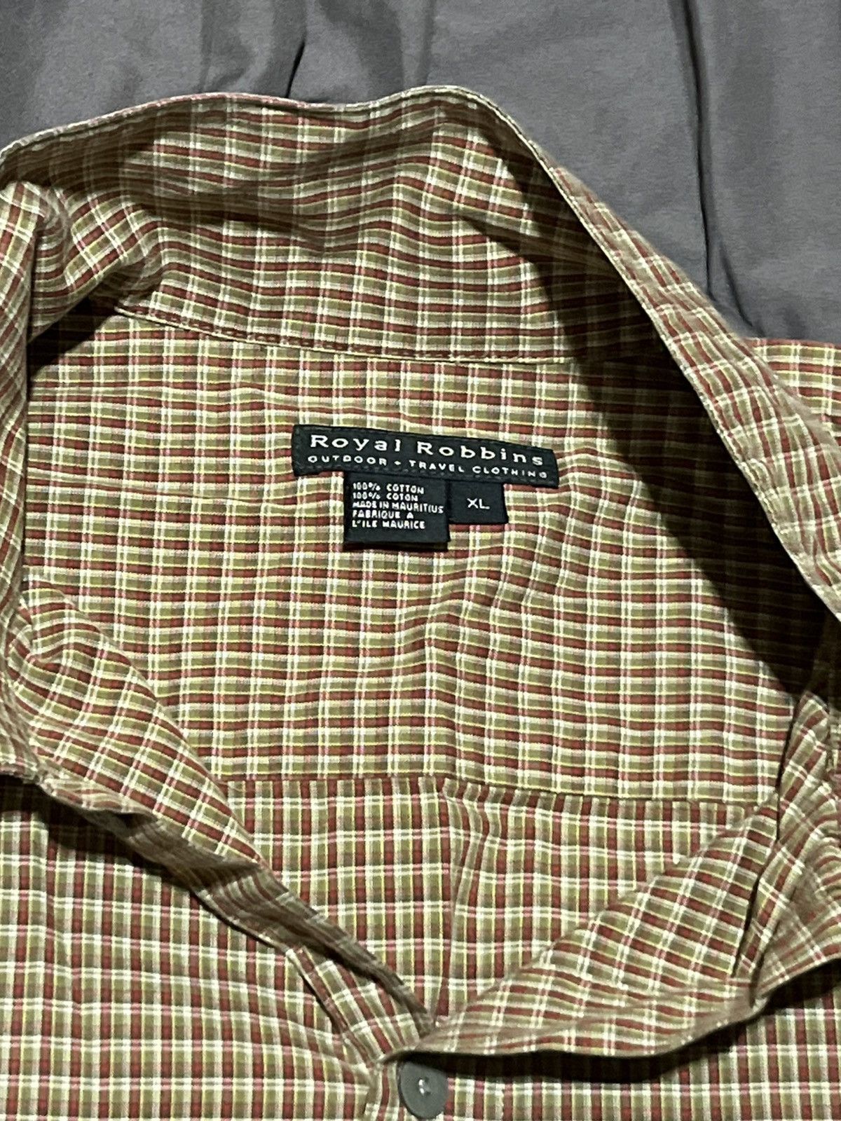 Royal Robbins Plaid Royal Robbins ShortSleeve Button-Up Shirt Size US XL / EU 56 / 4 - 3 Thumbnail