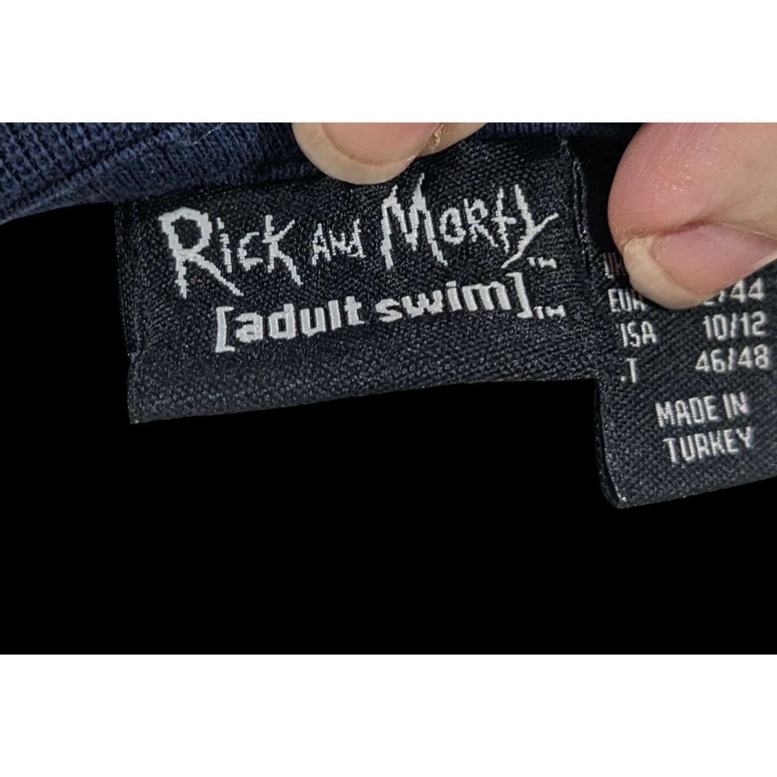 Other Rick & Morty Bah Humbug Blue Christmas Tee Size US L / EU 52-54 / 3 - 5 Thumbnail
