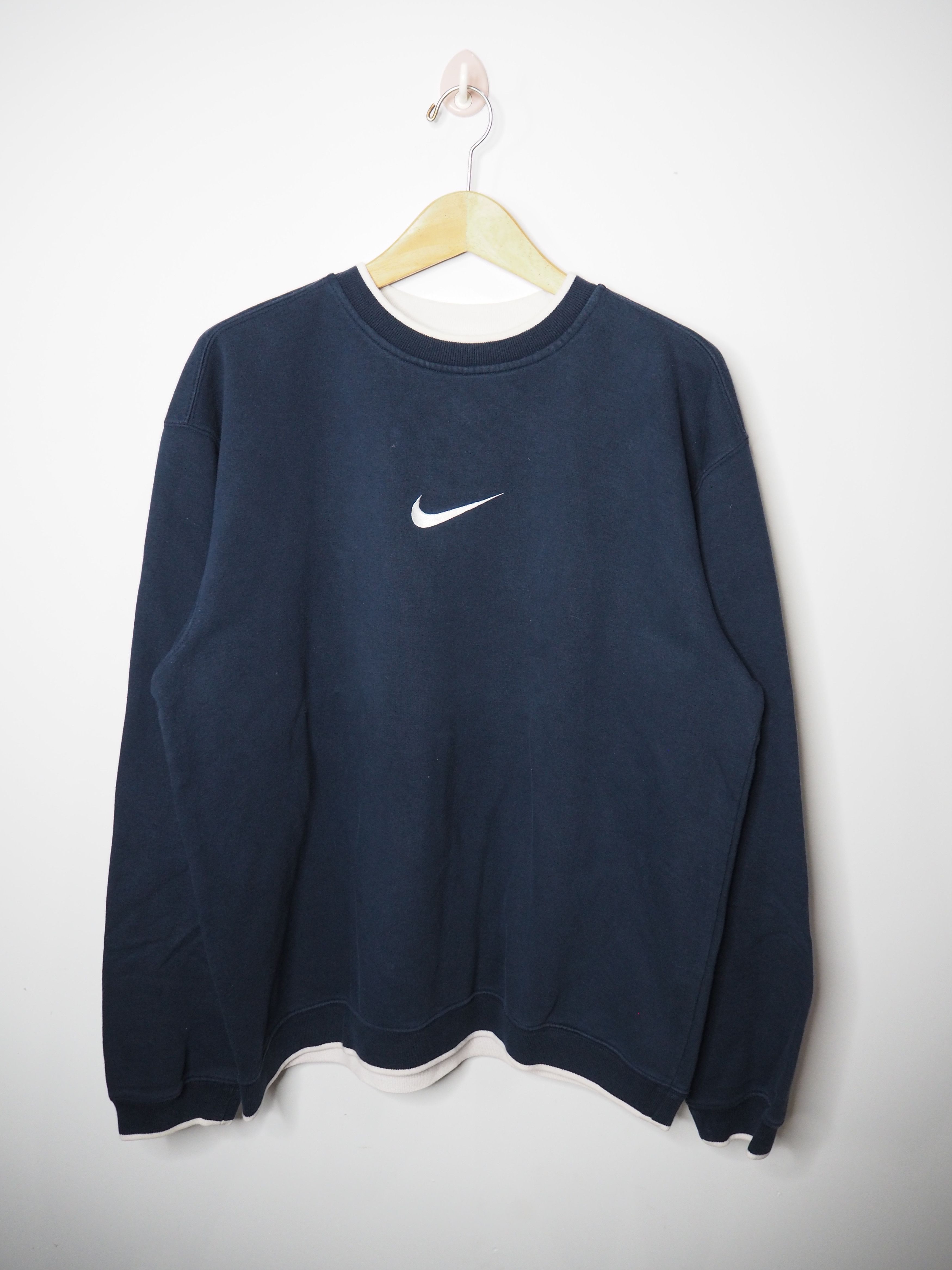 Vintage Nike Center Logo Sweatshirt 90s Swoosh