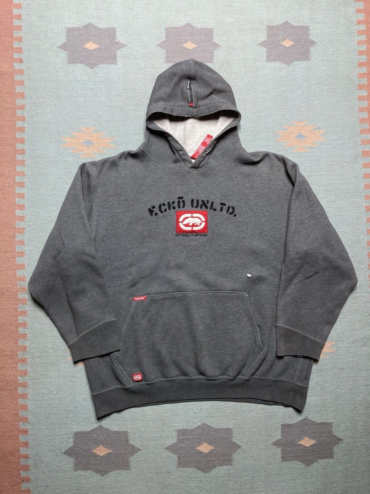 Ecko Unltd. × Vintage VTG Ecko unltd pullover hoodie streetwear rhino y2k XXL Size US XXL / EU 58 / 5 - 1 Thumbnail