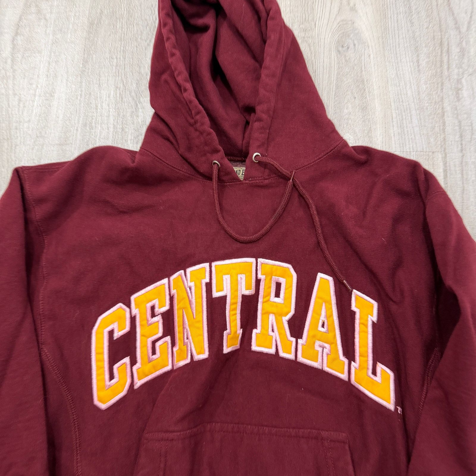 Steve And Barrys Vintage Central Michigan Chippewas Hoodie Men's Small Red Size US S / EU 44-46 / 1 - 3 Thumbnail