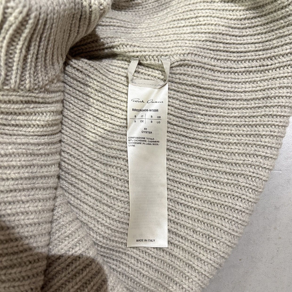 Rick Owens Rick Owens Gethsemane FW21 Deconstructed Unisex Sweater Size US S / EU 44-46 / 1 - 7 Thumbnail