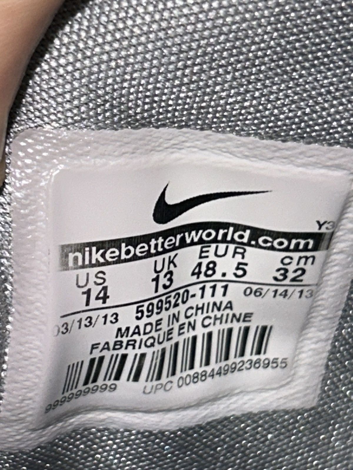 Nike Nike Kobe 8 TB ‘White Black’ 599520-111 size 14 Promo Size US 14 / EU 47 - 10 Thumbnail