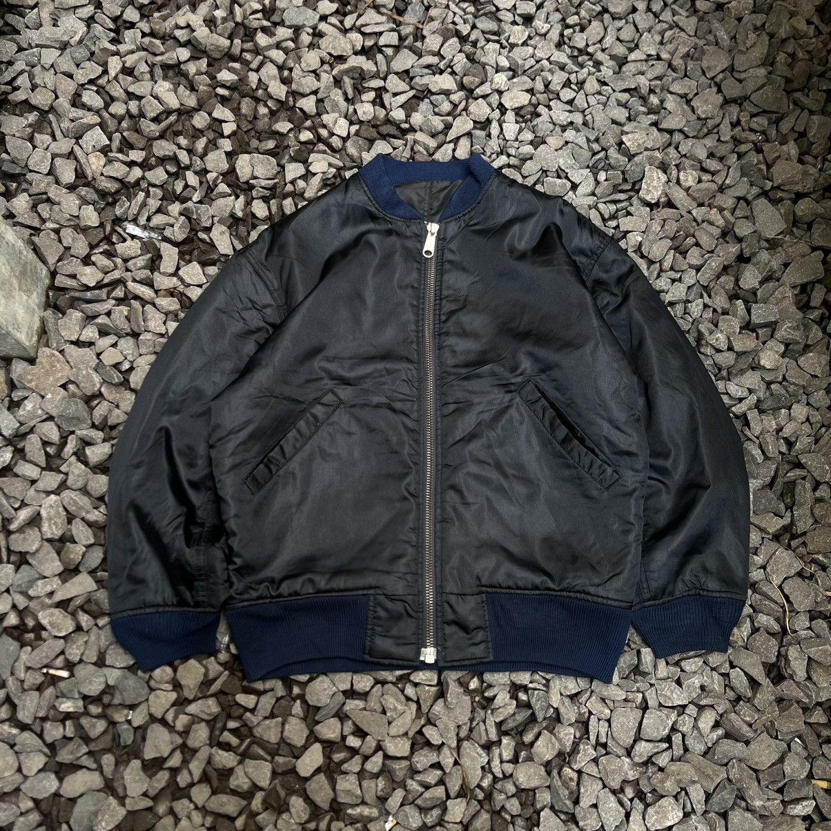 Japanese Brand Type MA1 Reversible Bomber Jacket Embroidery Man’s Batsu Size US XL / EU 56 / 4 - 3 Thumbnail
