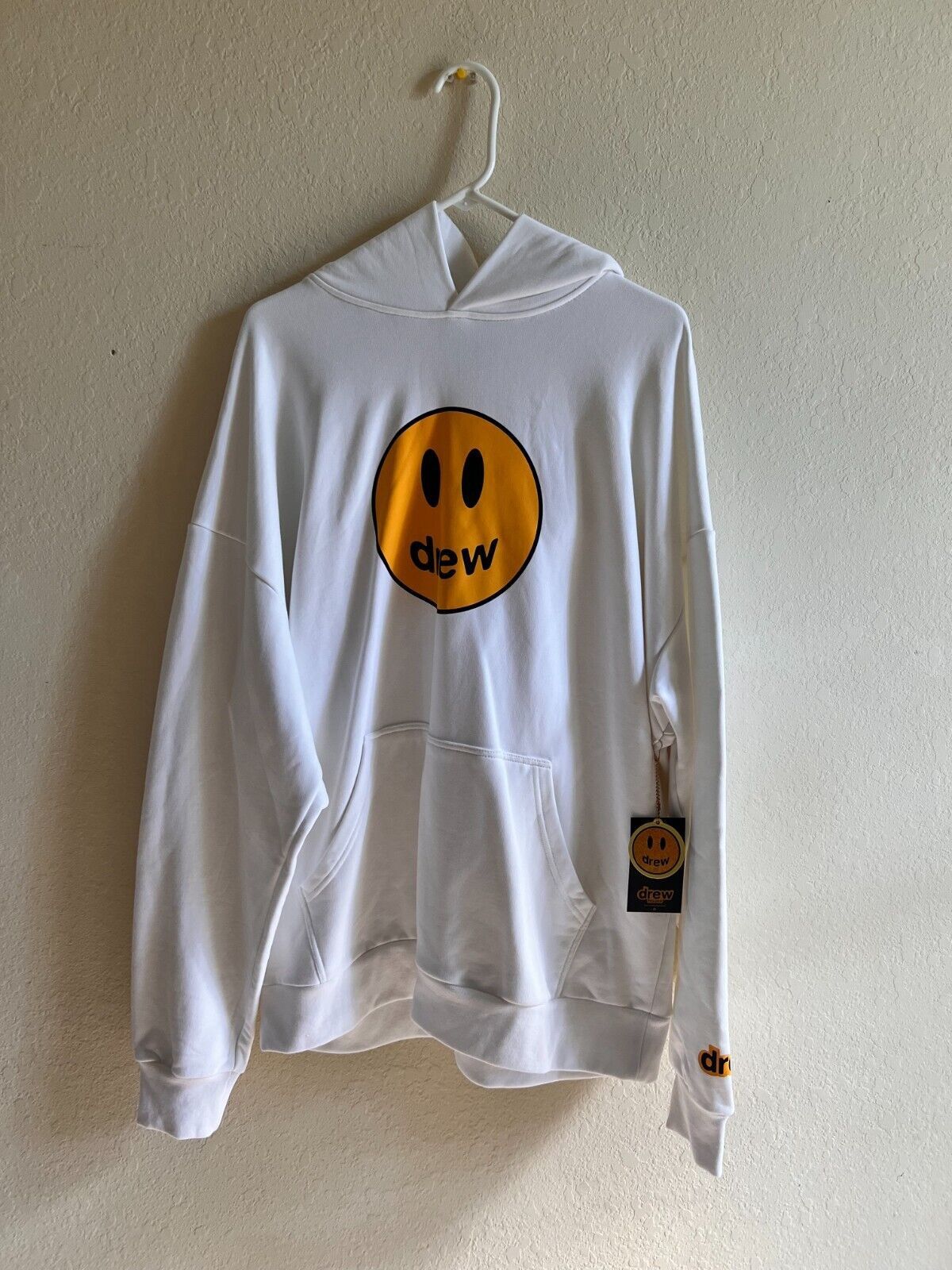 Drew House Drew House Deconstructed Mascot Smiley Hoodie - White L  
