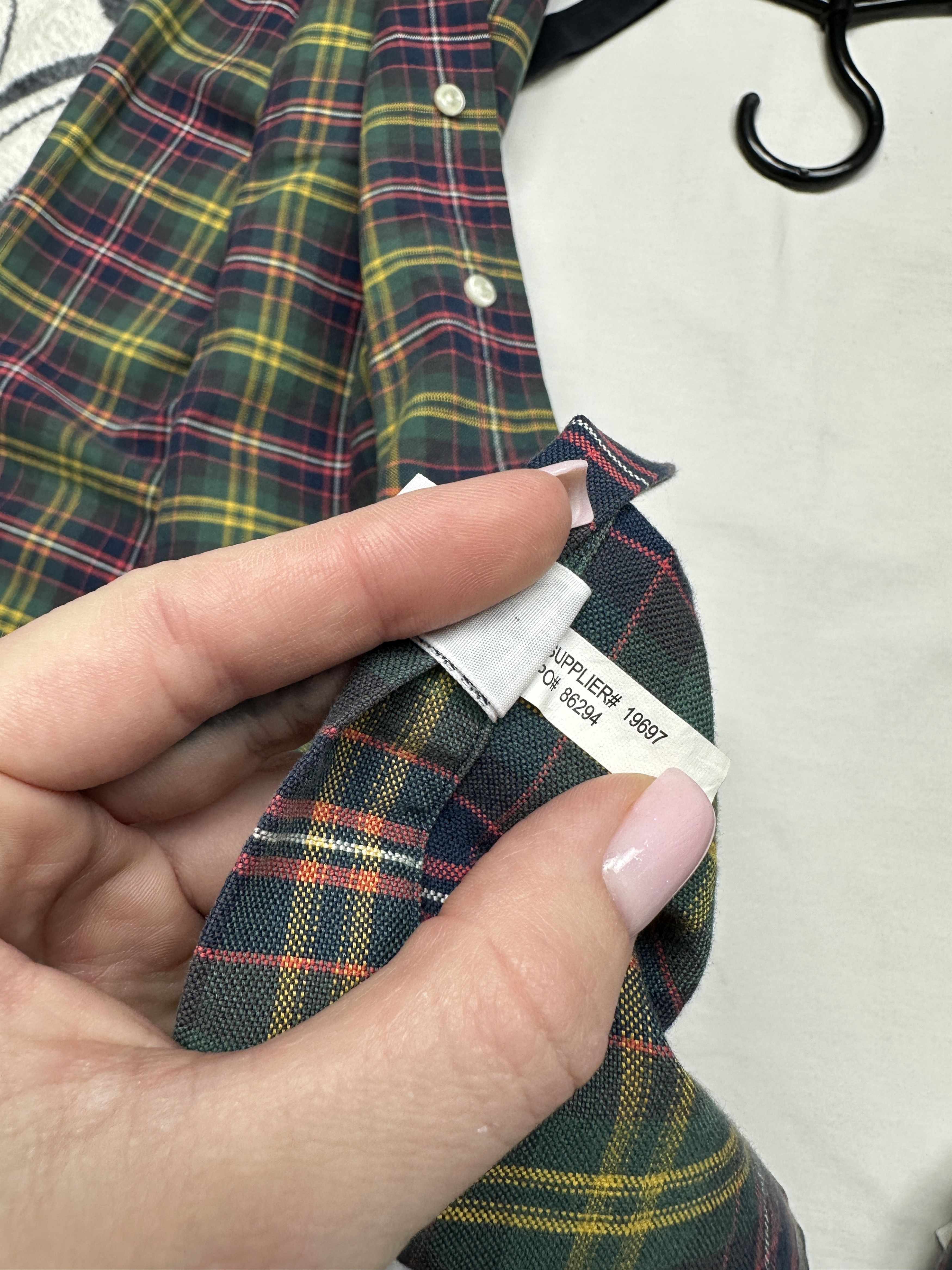 Polo Ralph Lauren Polo Ralph Lauren Mens Long Sleeve Plaid Shirt Size US S / EU 44-46 / 1 - 5 Thumbnail