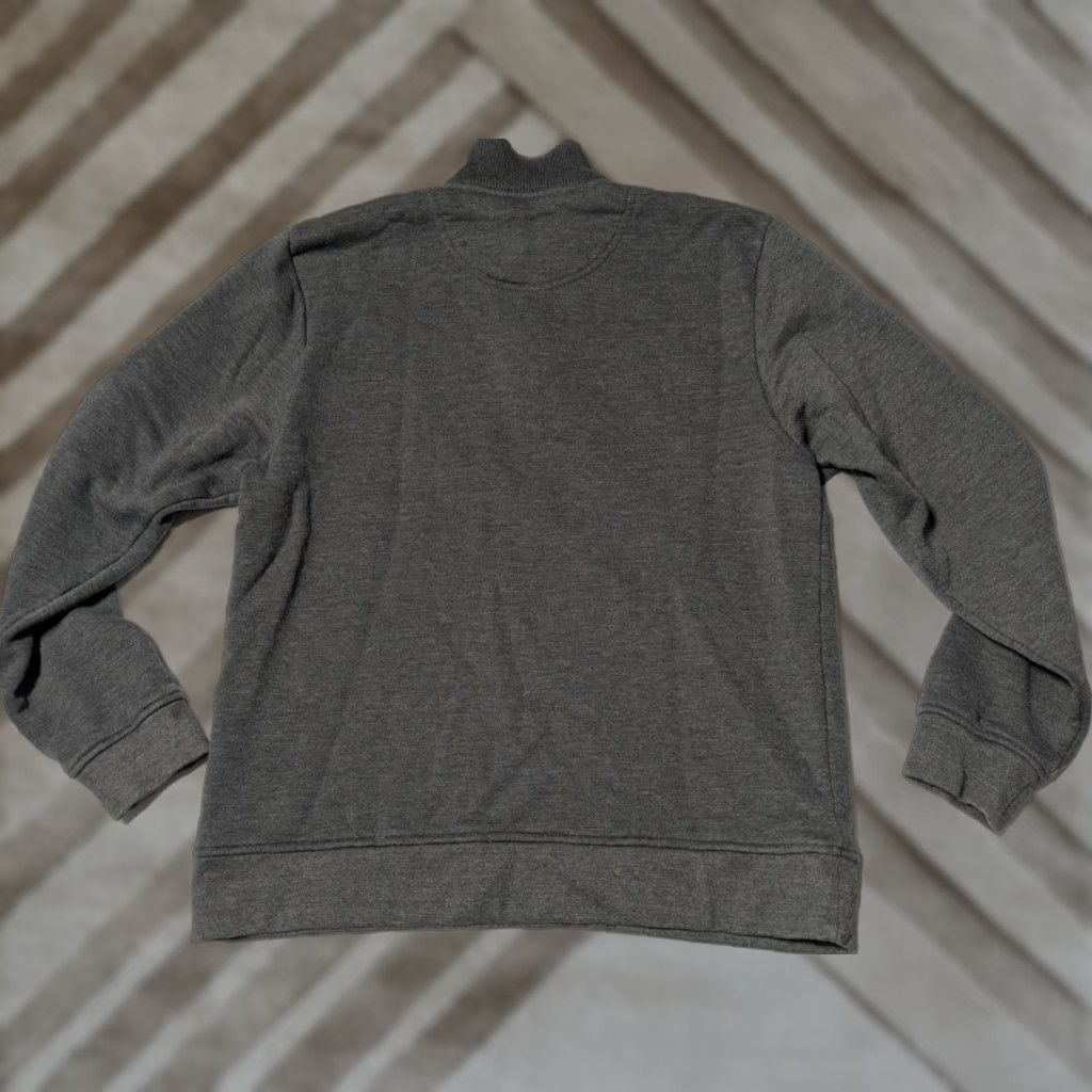 Orvis ORVIS Men Medium Gray Cotton Blend 1/4 Zip Signature Fleece Lined Sweatshirt Size US M / EU 48-50 / 2 - 1 Thumbnail