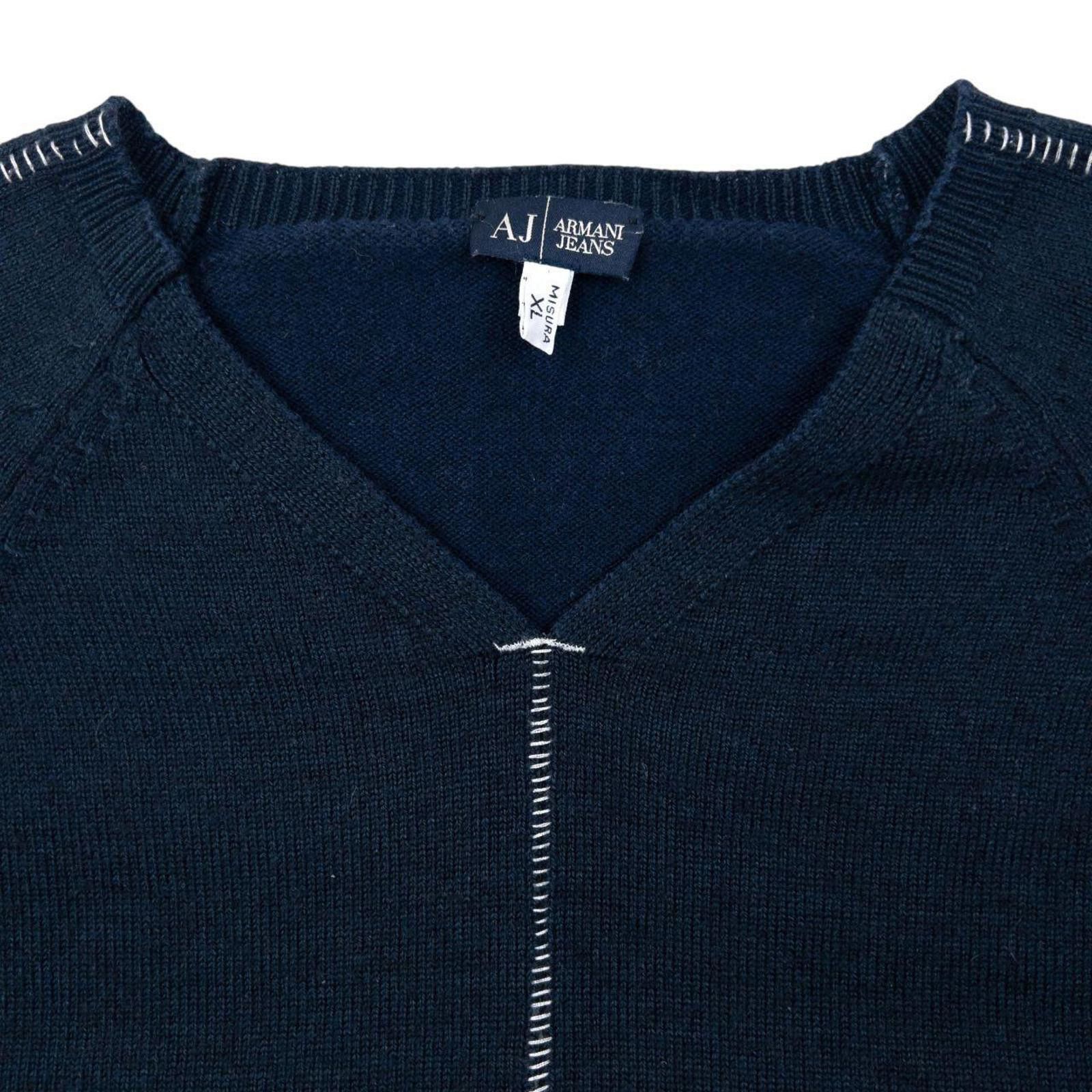 Other Vintage Armani Jeans Embroidered Jumper Size S Size US S / EU 44-46 / 1 - 3 Thumbnail
