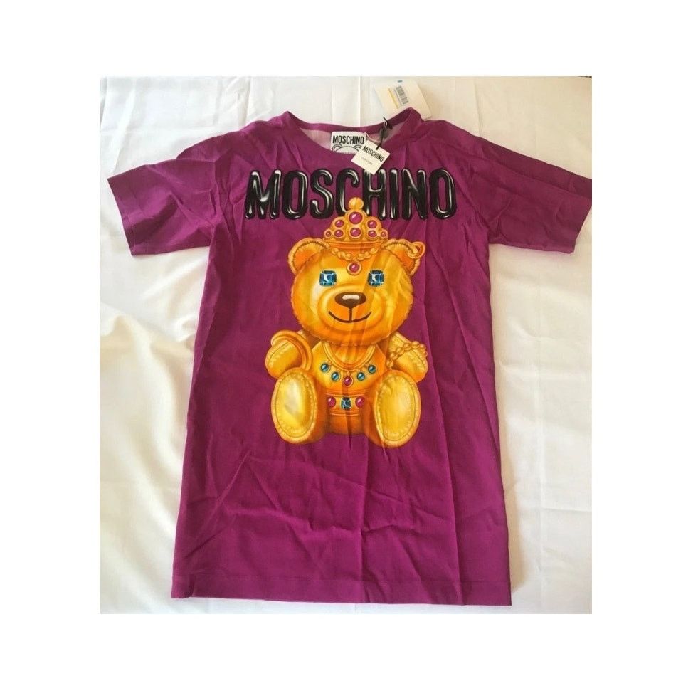 Moschino SS17 Moschino Couture Jeremy Scott Crowned Teddy Bear Dress Size S / US 4 / IT 40 - 6 Thumbnail