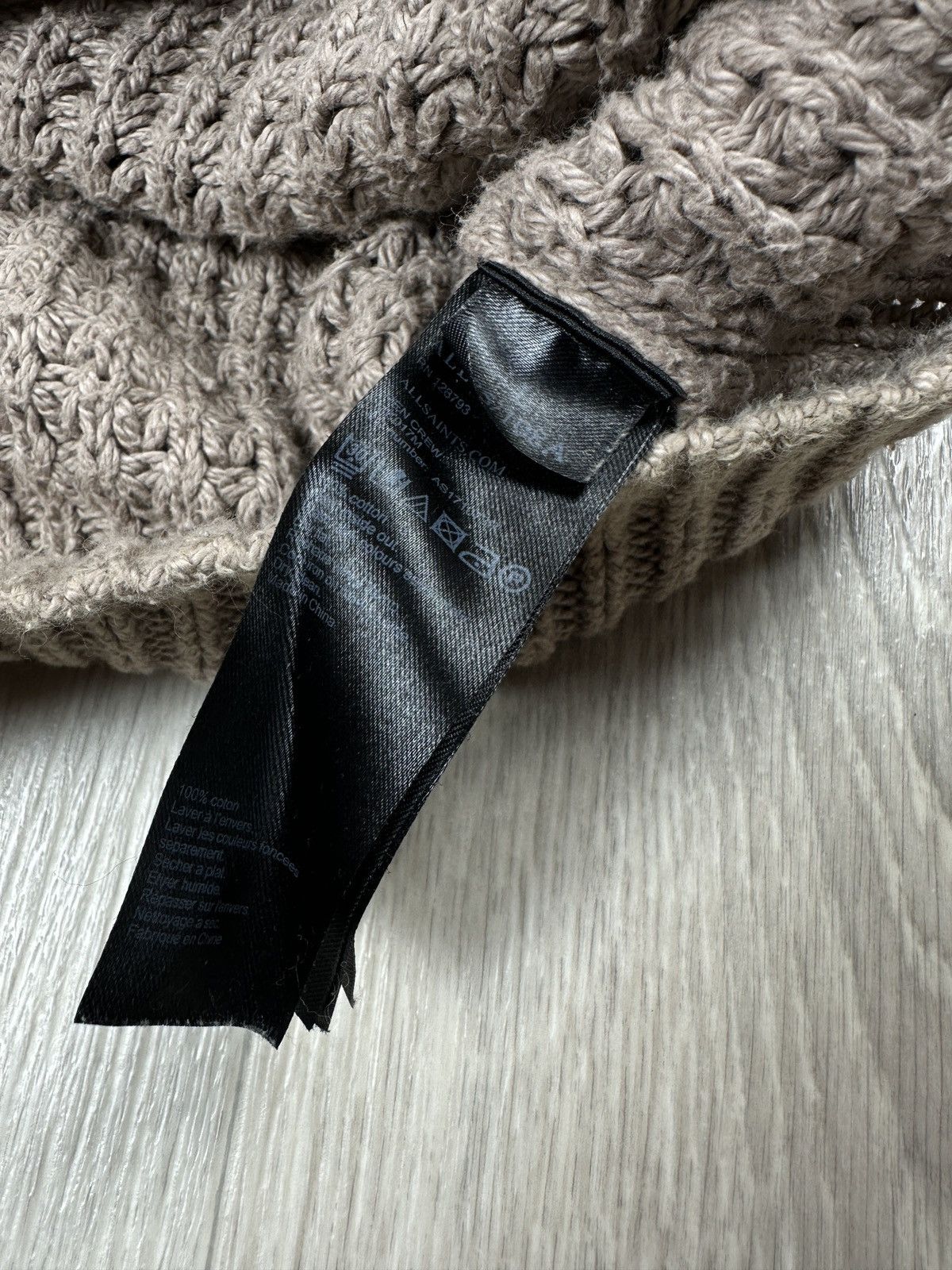 Allsaints Allsaints Chunky Open Knit Sweater Pullover Oversized L Size US XL / EU 56 / 4 - 10 Thumbnail