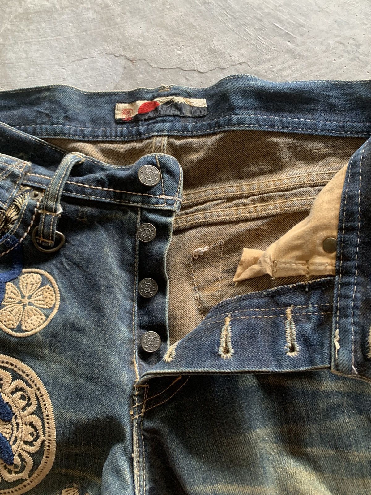 Japanese Brand crazy rusty sukajan japanese denim karakuri tamashii style Size US 32 / EU 48 - 5 Thumbnail