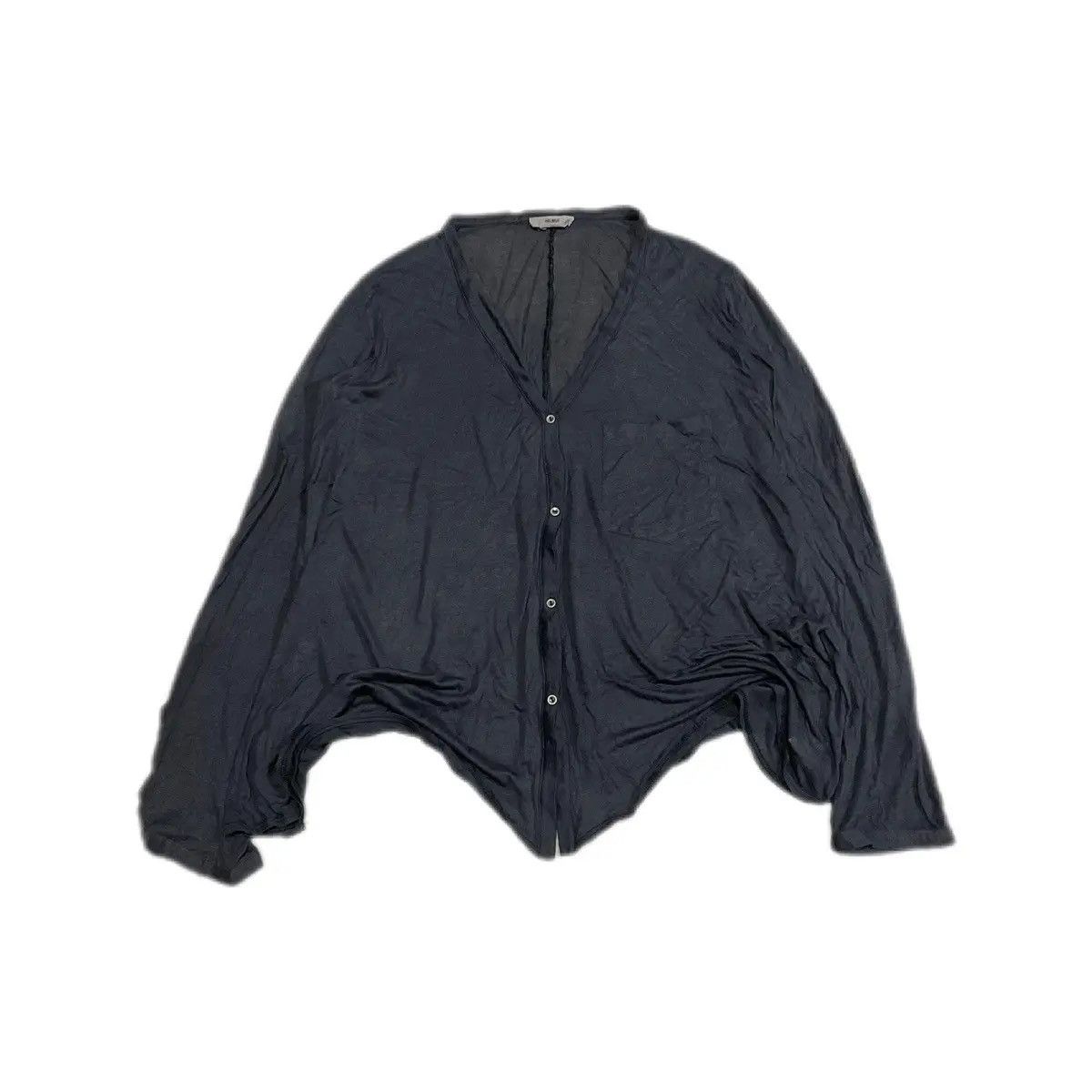 Designer × Helmut Lang ♟️ Helmut Lang Rayon Cardigan Size M / US 6-8 / IT 42-44 - 1 Thumbnail