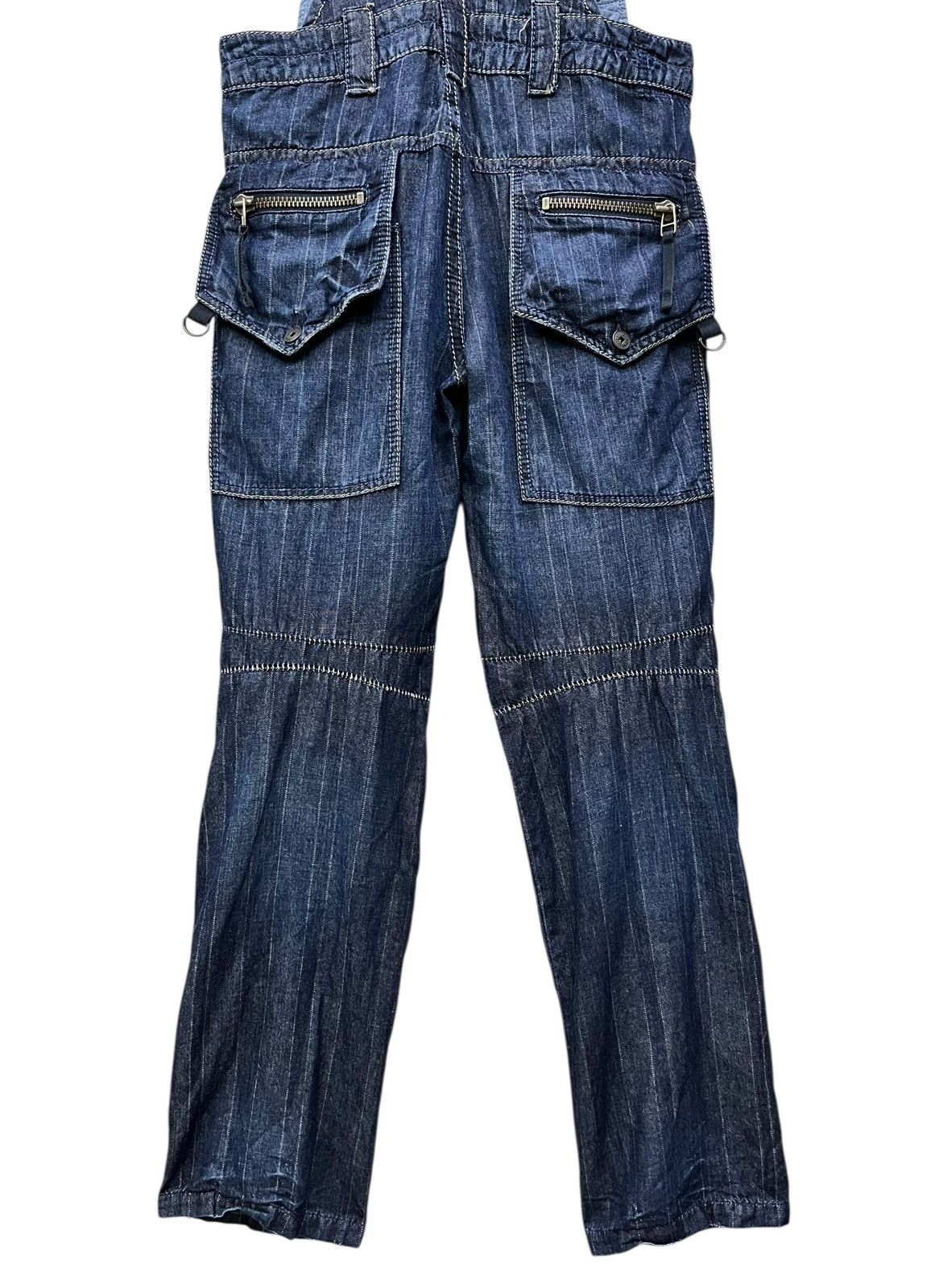 Marithe + Francois Girbaud Archive Marithe Francois Girbaud Structured Denim Overall S Size 30" / US 8 / IT 44 - 10 Thumbnail