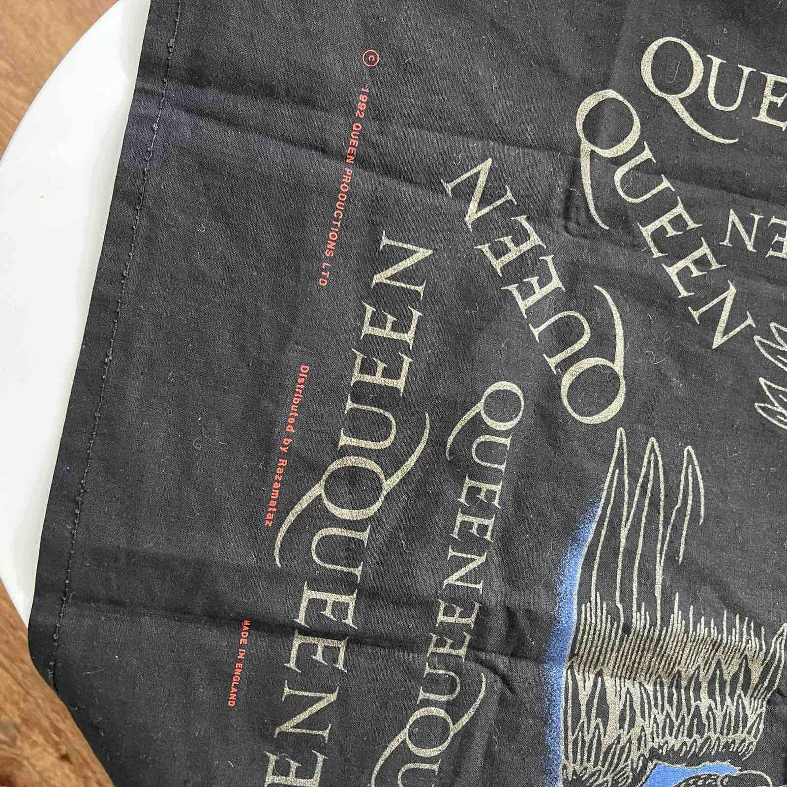 Vintage Vintage queen band scarf 90s Size ONE SIZE - 4 Thumbnail