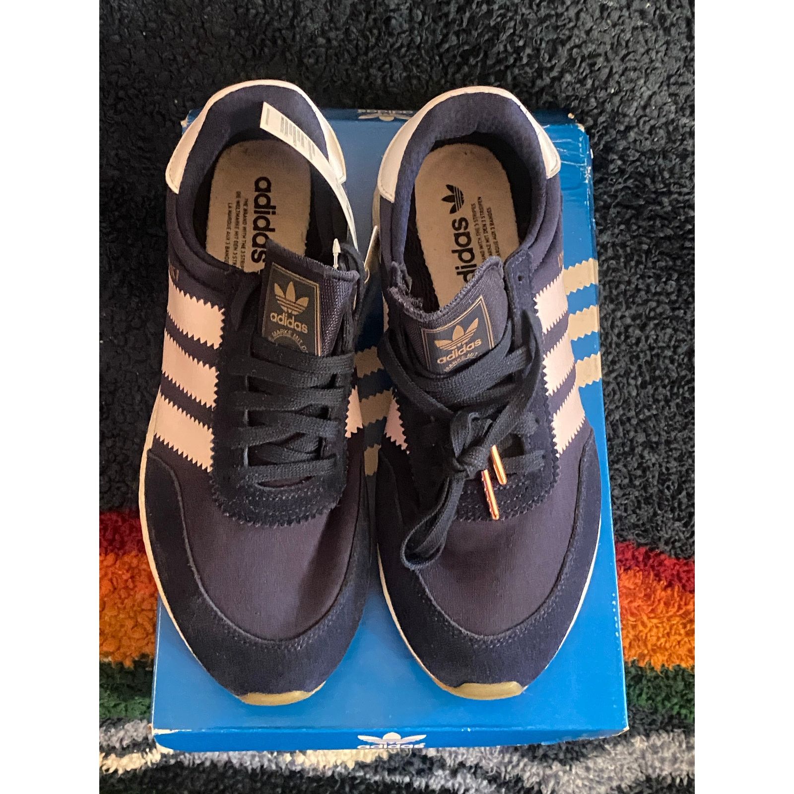 Adidas Adidas Iniki Boost 'Collegiate Navy' m8 w9.5 Size US 8 / EU 41 - 6 Thumbnail