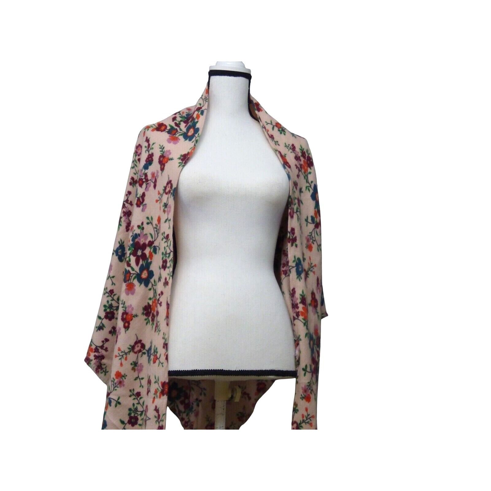 Other INC International Concepts Floral-Print Triangle Scarf, Blus Size ONE SIZE - 5 Thumbnail