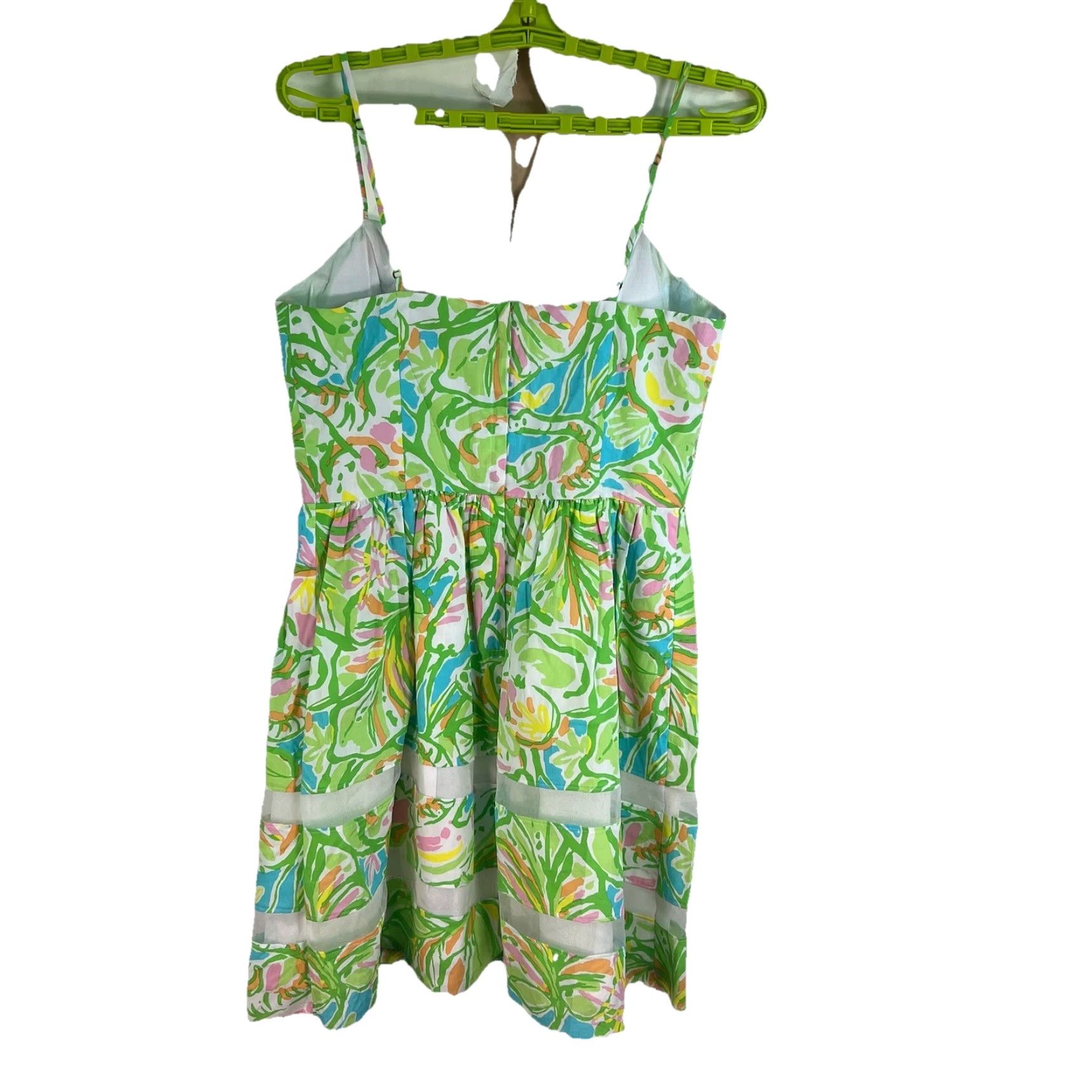 Lilly Pulitzer Lilly Pulitzer Dress Women’s Sleeveless Ollie Dress Elephant Floral Green Size 8 Womens Size M / US 6-8 / IT 42-44 - 6 Thumbnail
