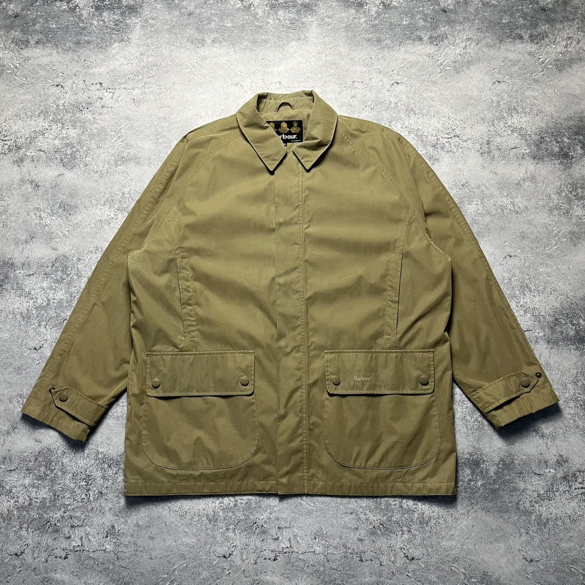 Barbour Vintage Barbour Coat Waterproof Jacket Streetwear Y2K Size US XL / EU 56 / 4 - 1 Thumbnail