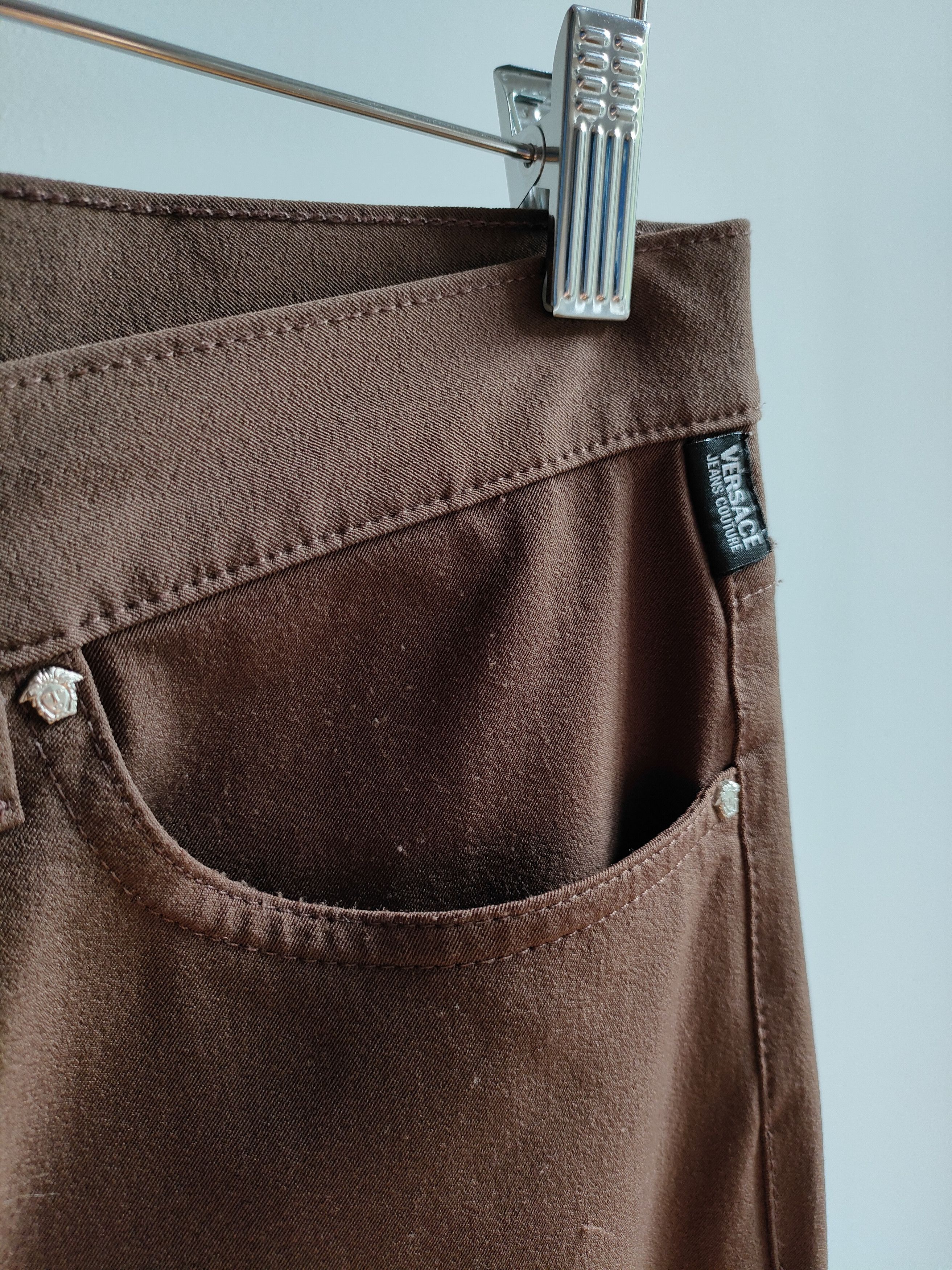 Versace Vintage Versace Nylon Brown Pants Size US 32 / EU 48 - 3 Thumbnail