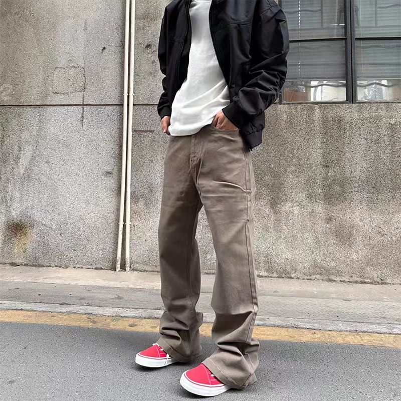 Designer × Jean × Vintage Vintage straight leg micro flare casual micro stretch jeans Size US 34 / EU 50 - 3 Thumbnail