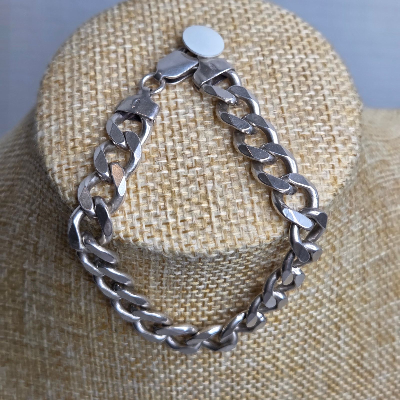 Sterling Silver Sterling Silver 925 Curb Chain Bracelet Made In Italy 7.25" Size ONE SIZE - 4 Thumbnail