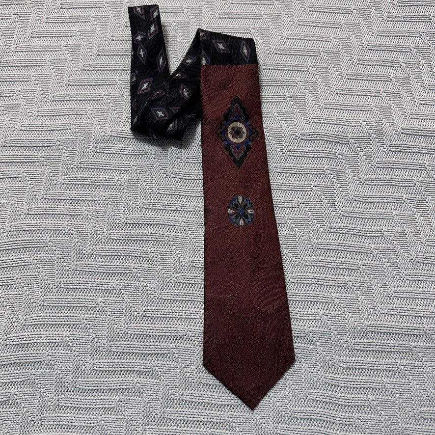 Guy Laroche Vintage Guy Laroche brown Southwestern print silk tie. Size ONE SIZE - 1 Thumbnail