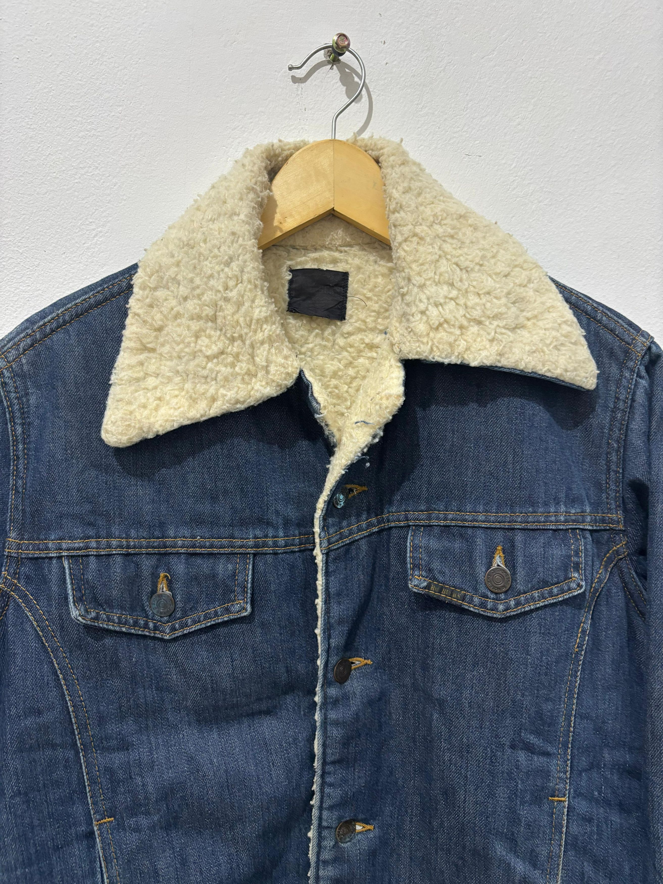 Vintage Vintage 60s Roebucks rare sherpa denim jacket usa Size US M / EU 48-50 / 2 - 2 Thumbnail