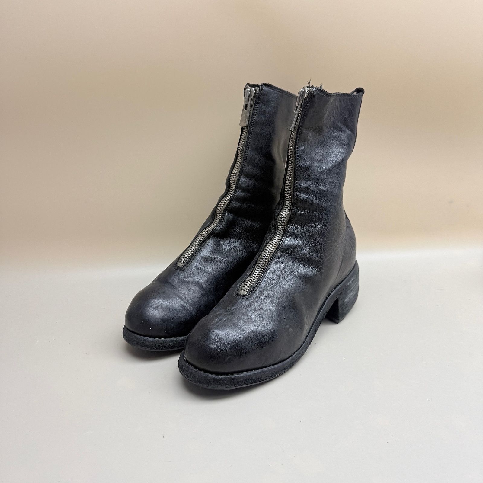 Guidi Guidi Front Zip Ankle Boots Size 36 Size US 6 / IT 36 - 1 Thumbnail