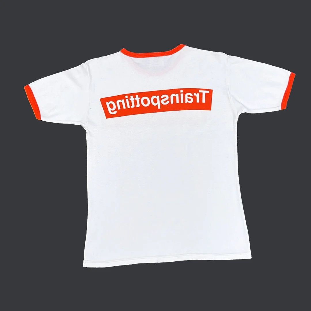 Vintage Trainspotting 1996 96 90s Vintage Logo Movie Ringer T-Shirt Size M / US 6-8 / IT 42-44 - 2 Thumbnail