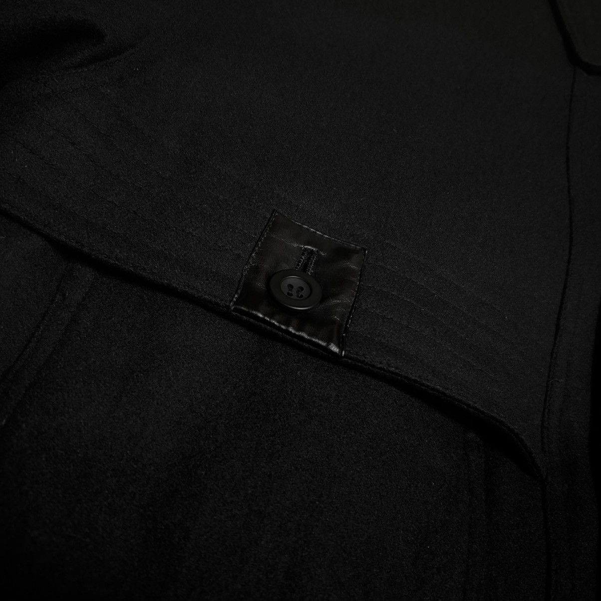 Japanese Brand Vintage Japanese Wool Bomber Jacket Black Zip LL Size US XL / EU 56 / 4 - 7 Thumbnail