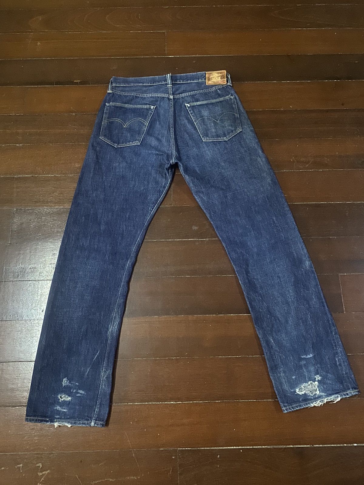 Warehouse Warehouse 1003XX Jeans Buffalo Patch Vintage Distressed B-1 Size US 34 / EU 50 - 1 Thumbnail