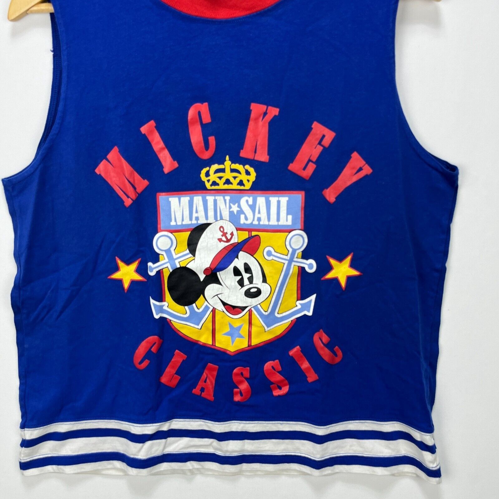 Disney × Vintage Vintage 90s Disney Mickey Mouse Tanktop Shirt Women's Large Size L / US 10 / IT 46 - 2 Thumbnail