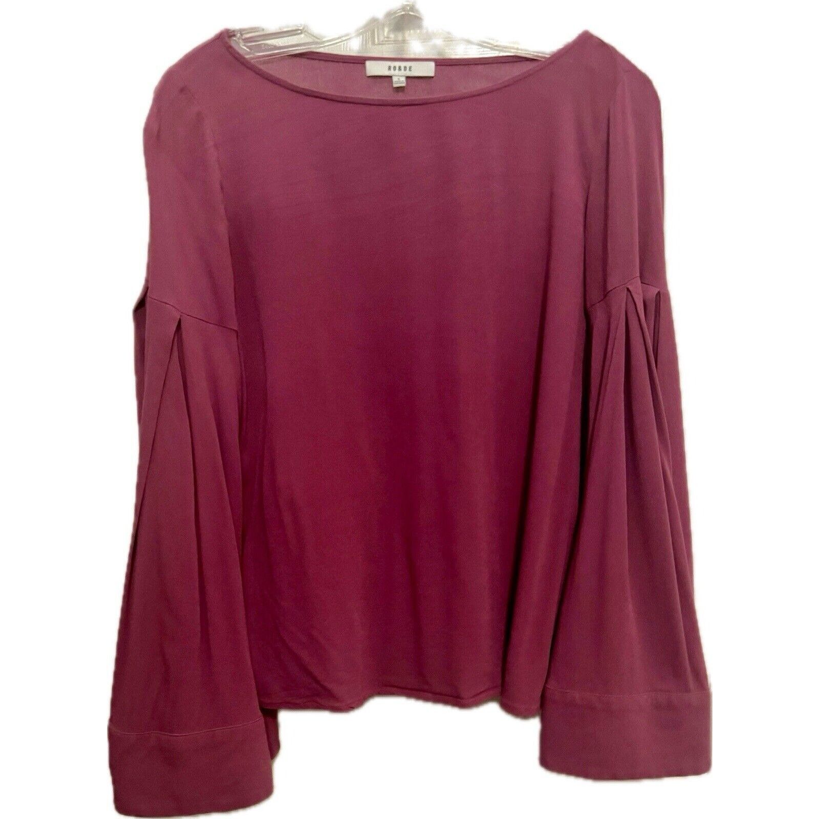 Anthropologie Anthropologie Ro & De Flare Bell Trumpet Sleeve Blouse - S Size S / US 4 / IT 40 - 2 Thumbnail
