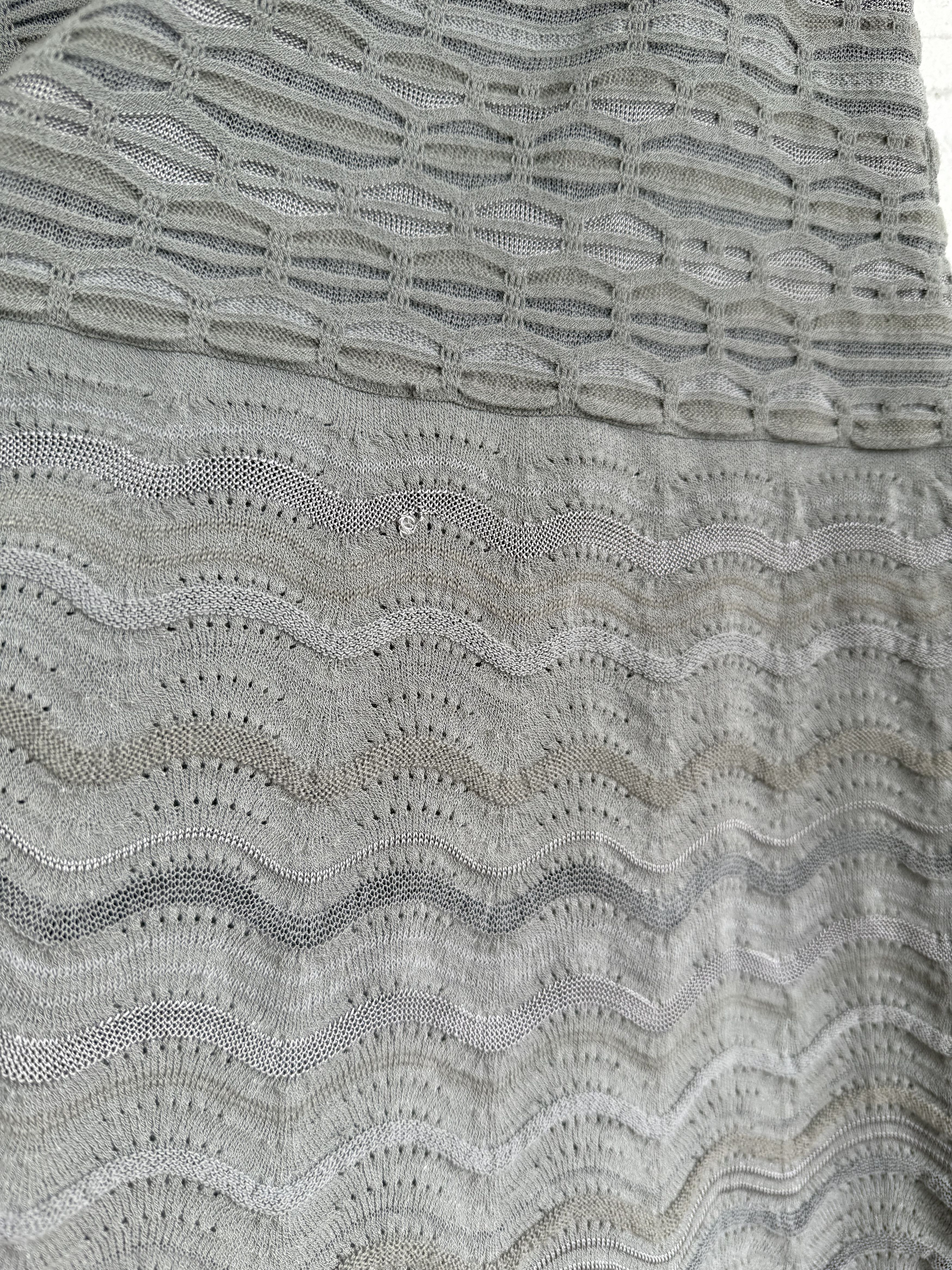 Missoni M Missoni knit gray skirt Size 28" / US 6 / IT 42 - 7 Thumbnail