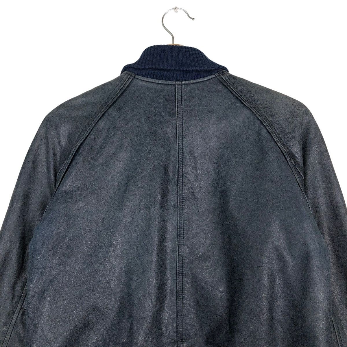 Japanese Brand 🔥BIKER LEATHER JACKET JAPAN MADE INSPIRE ISSEY MIYAKE Size US XS / EU 42 / 0 - 9 Thumbnail