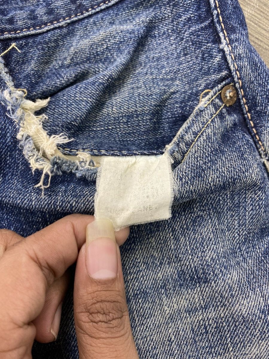 Sugar Cane 🇯🇵Vintage Sugar Cane Japan Distressed Faded Selvedge Jeans Size US 30 / EU 46 - 12 Thumbnail