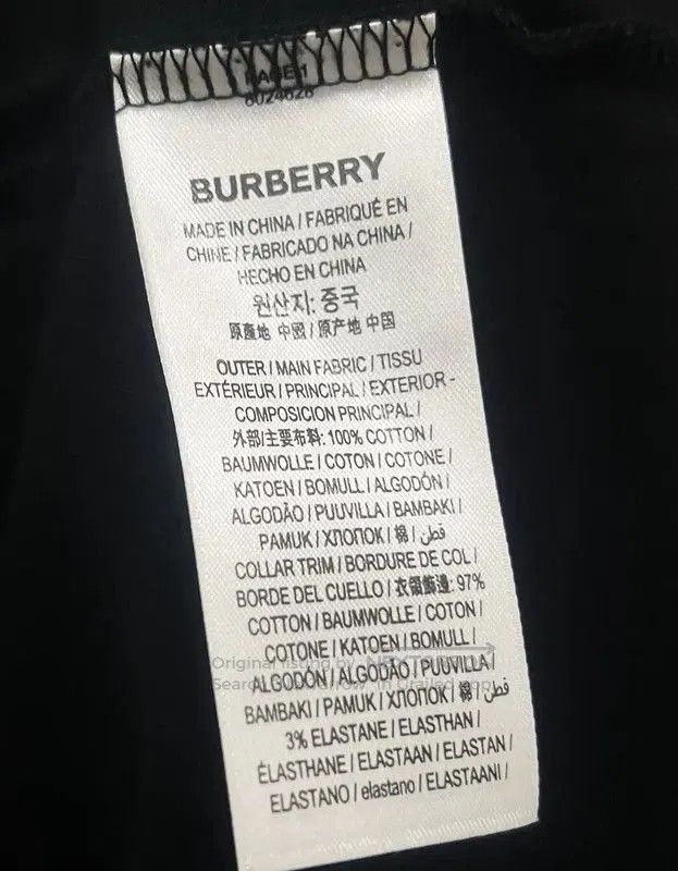 Burberry Burberry Black Cotton T-Shirt Size XS. Size XS / US 0-2 / IT 36-38 - 5 Thumbnail