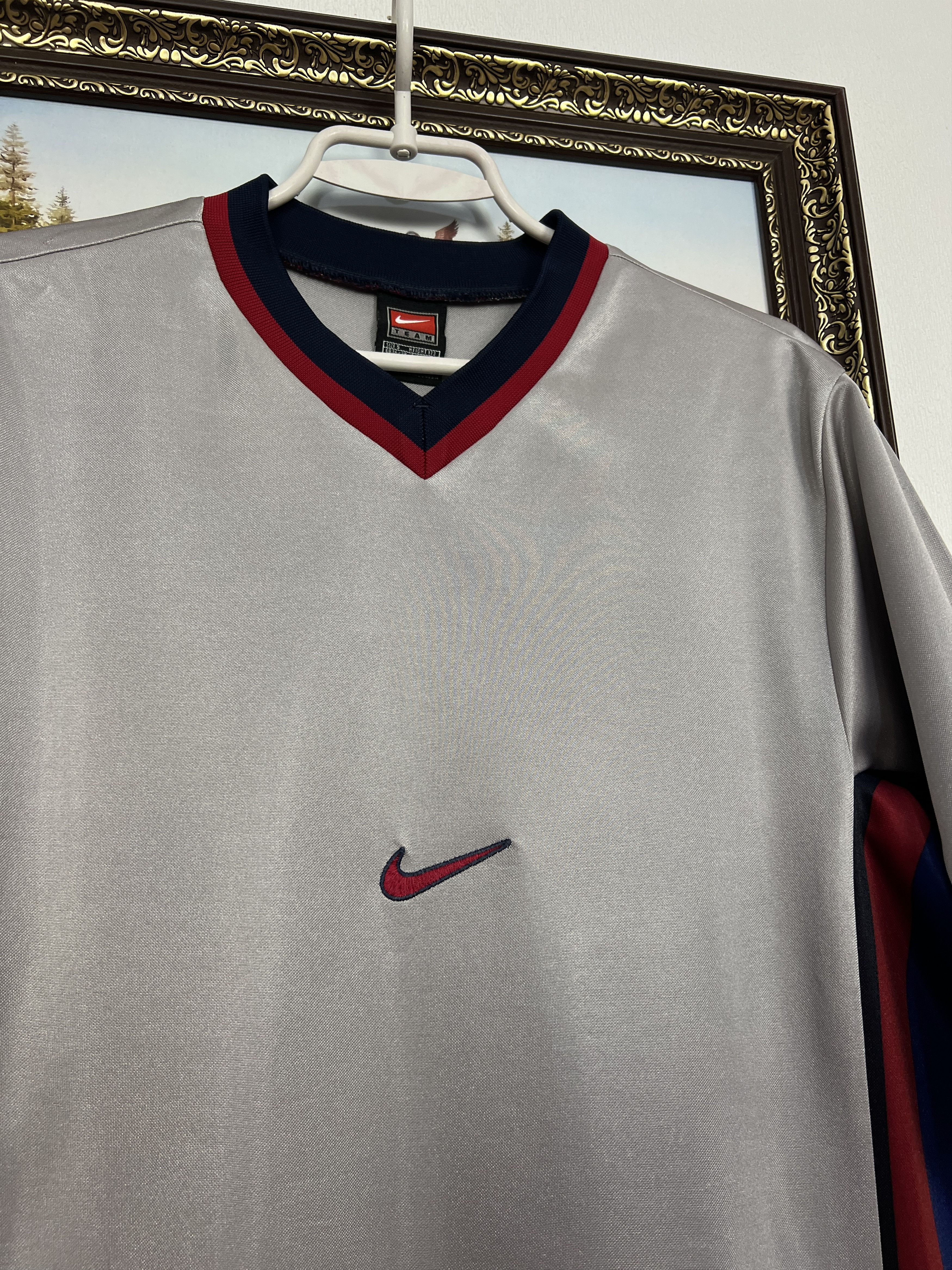 Nike Barcelona Away football shirt Soccer Jersey Trikot Camiseta Size US S / EU 44-46 / 1 - 3 Thumbnail